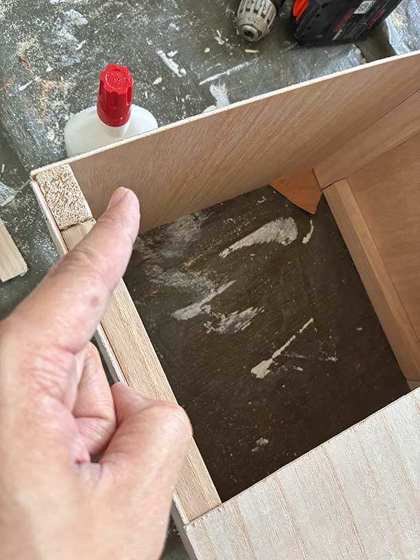 「ここめっちゃ折れそう。」の写真