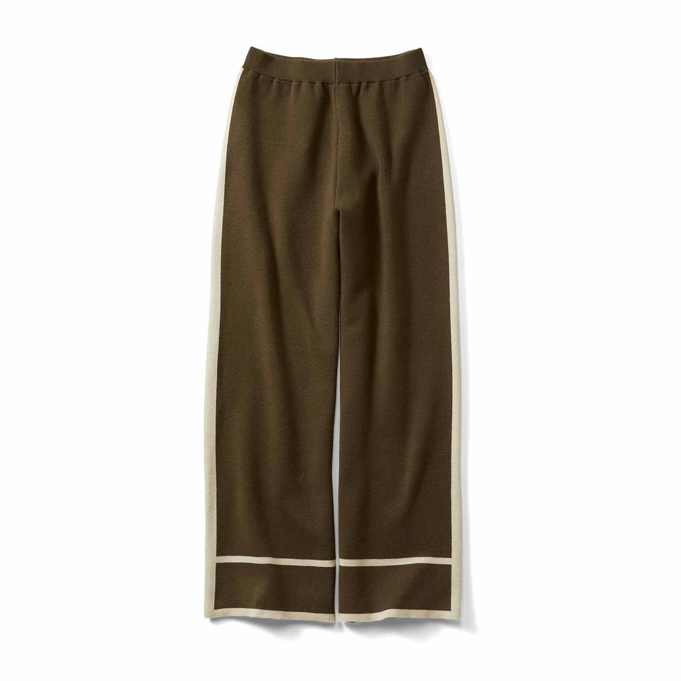 もちもちニット　ラインニットパンツＫＨリブイン