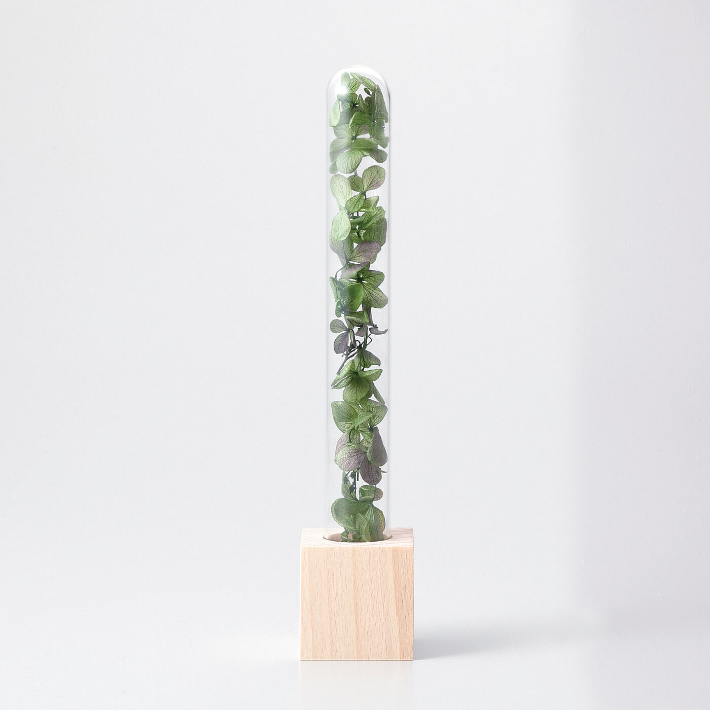 Real Stock|並べて愛でる お花のある暮らし　試験管フラワーディスプレイ|9：アジサイ（ブルーパープル）