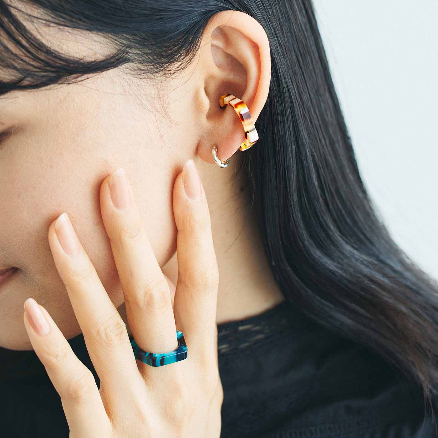 Real Stock | ｅｌ&times;ＫＩＳＳＯさばえイヤカフにもなるリング