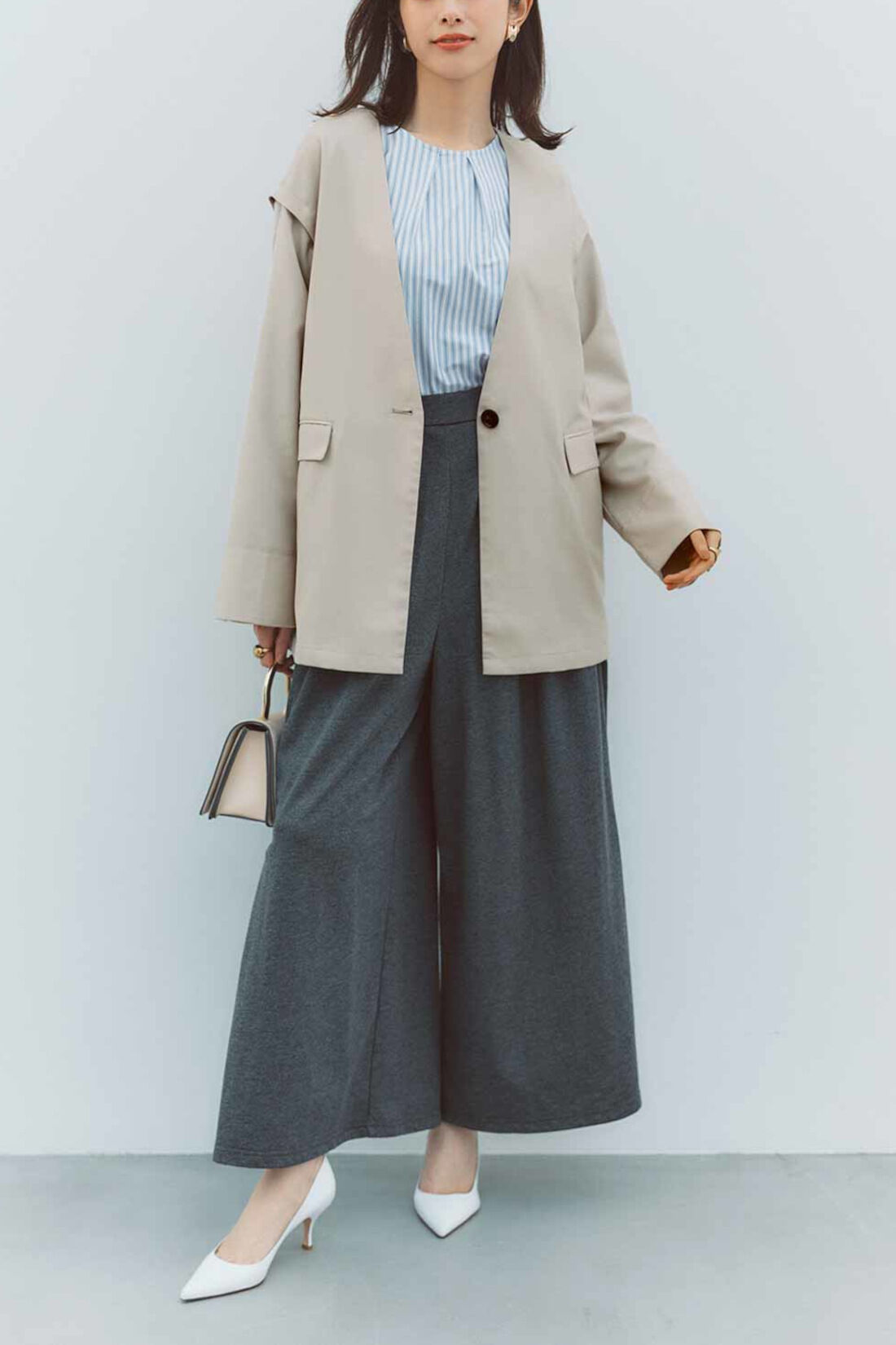 IEDIT［イディット］ | 野々村さん袖がちぎれるＪＫ〈グレージュ〉ＩＥ