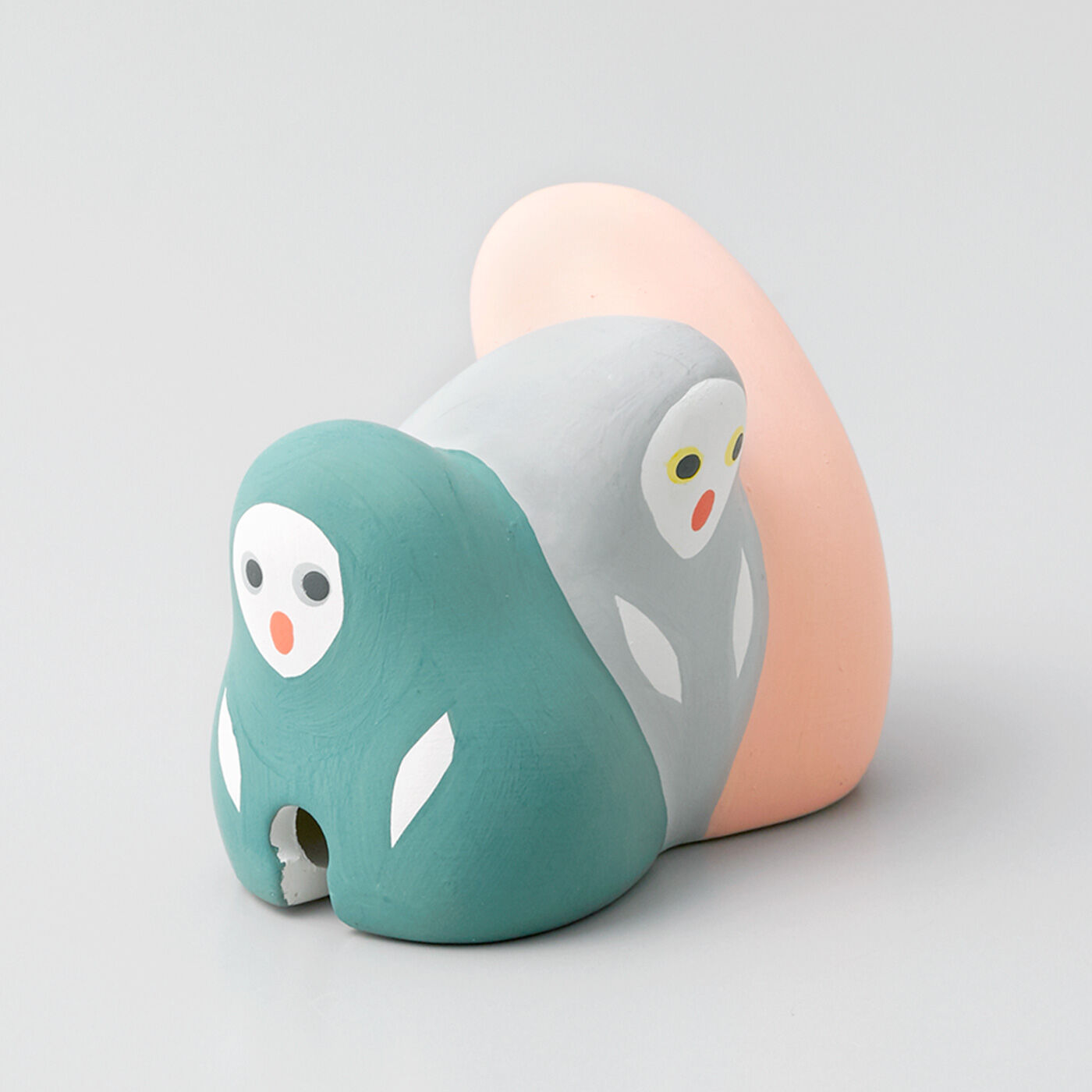 SeeMONO|【タイプが選べる】のびやかに絵付けを楽しむ 京ことばをモチーフにした土鈴キット|４）まいど、たんと、せんど