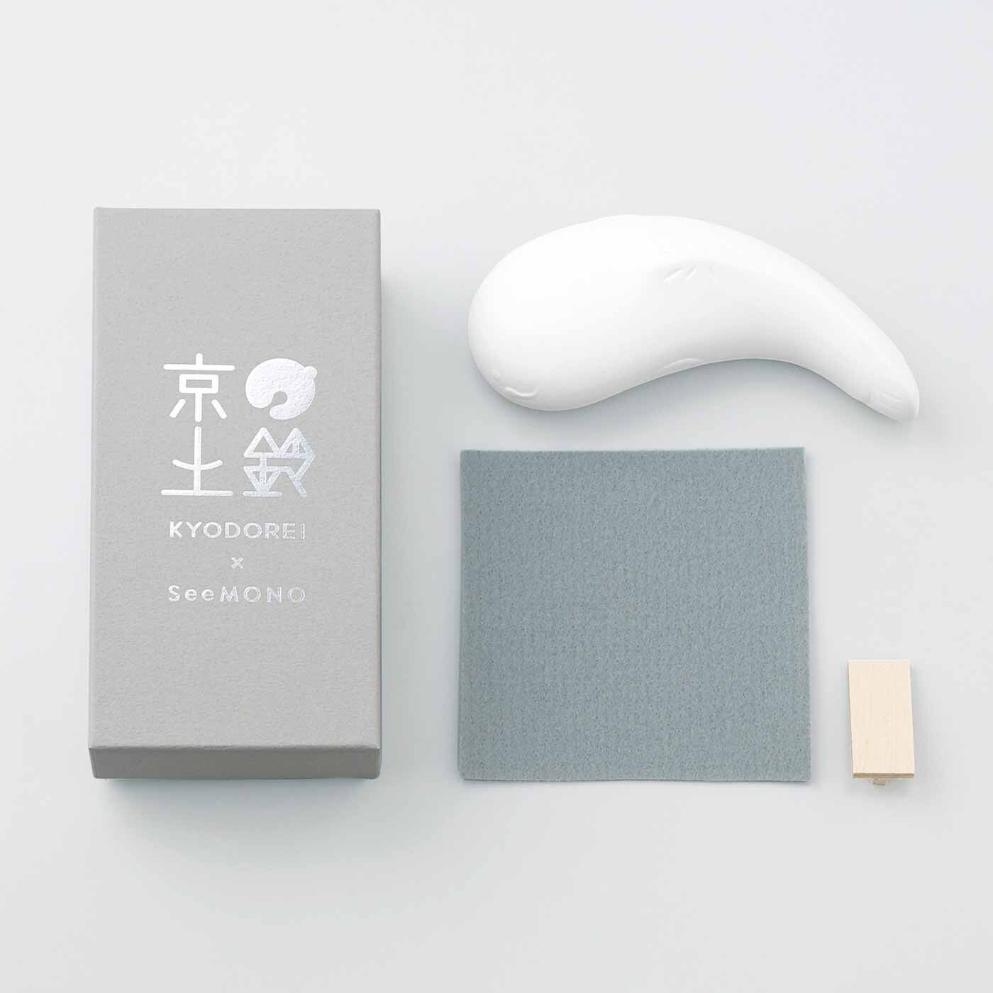 SeeMONO|【タイプが選べる】のびやかに絵付けを楽しむ 京ことばをモチーフにした土鈴キット|1回のお届けキット例です。