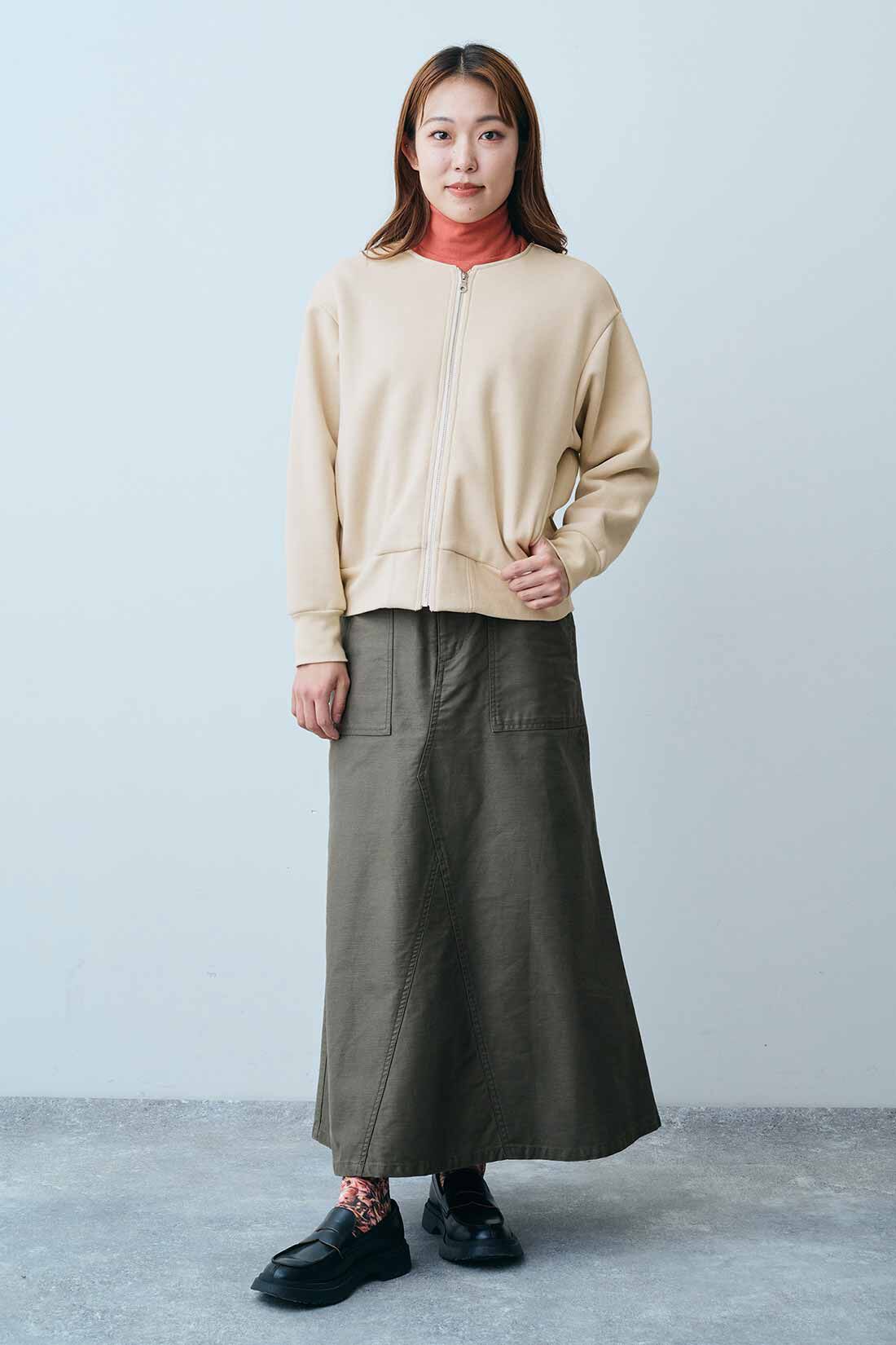 THREE FIFTY STANDARD|あったか両面起毛タートルＴＦＳのコーディネート