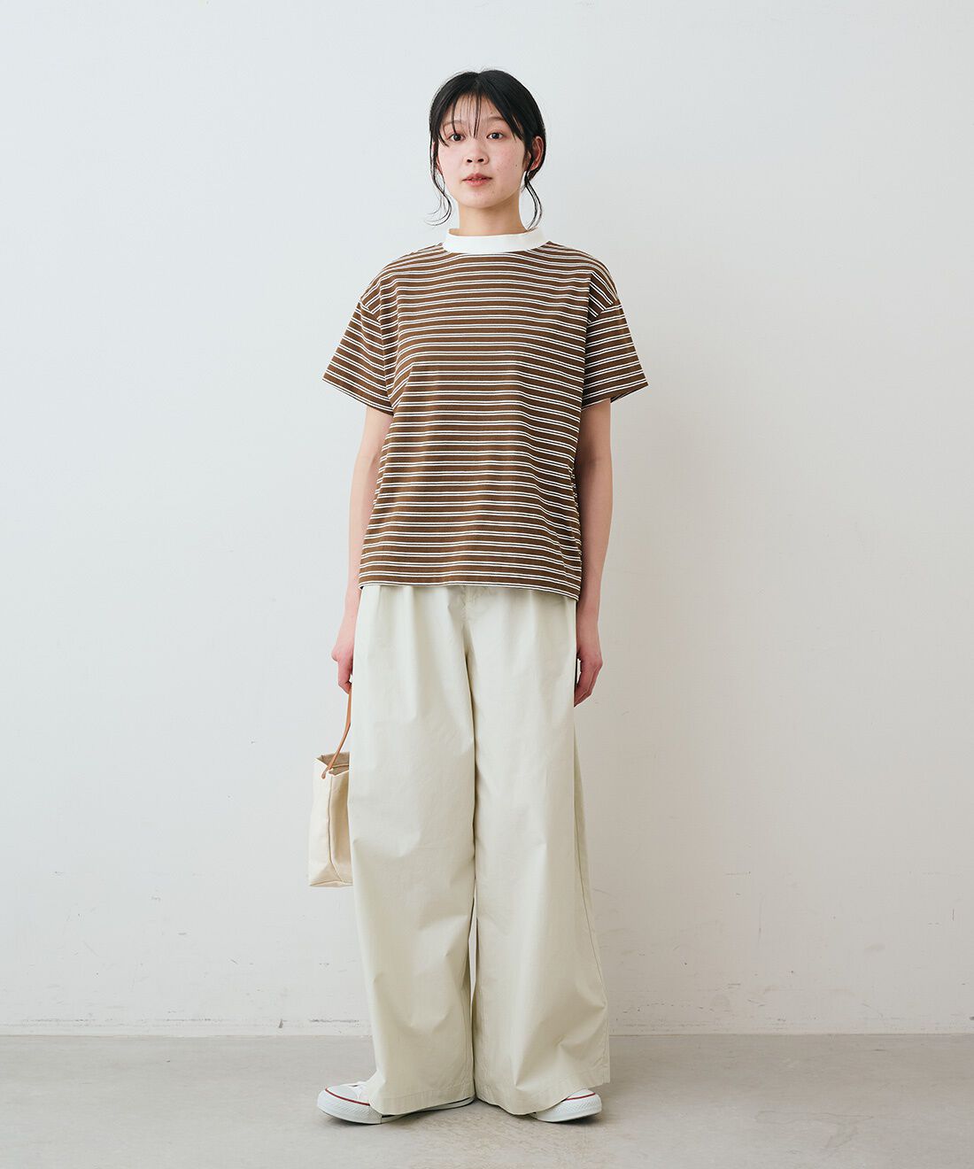 THREE FIFTY STANDARD|こだわりボーダーTシャツ　のコーディネート