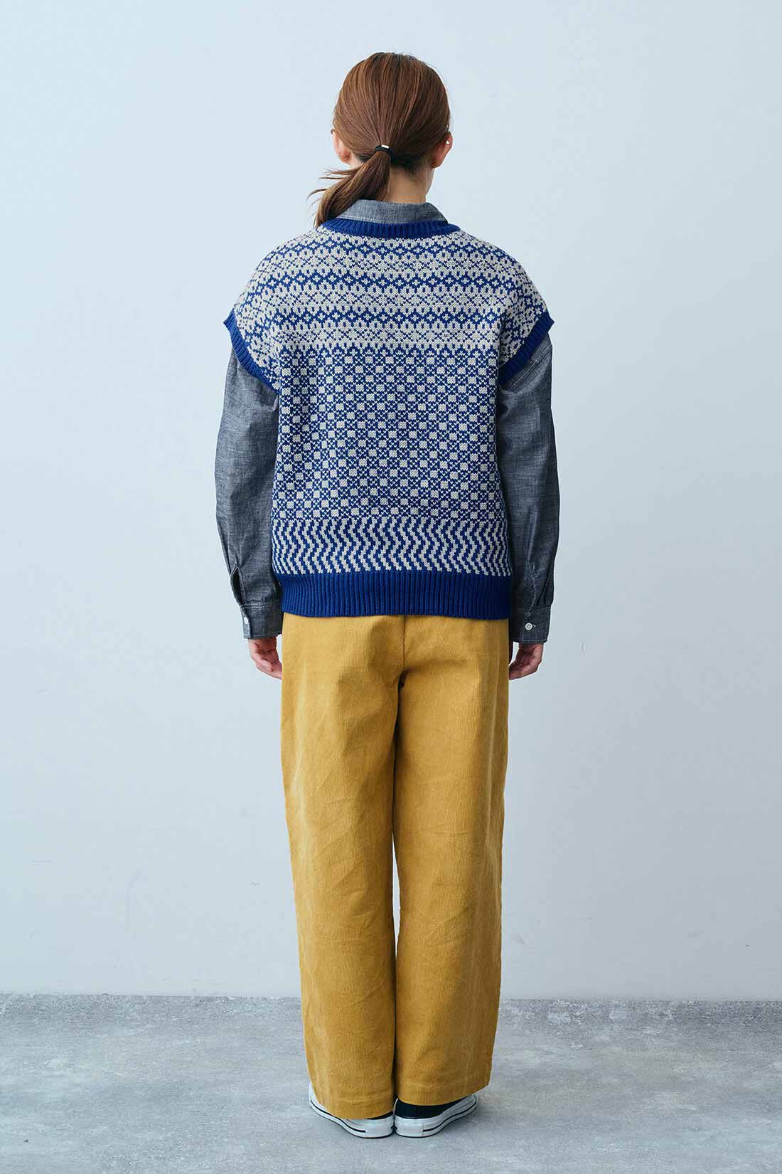 THREE FIFTY STANDARD|シャンブレーのシャツジャケット　ＴＦＳのコーディネート