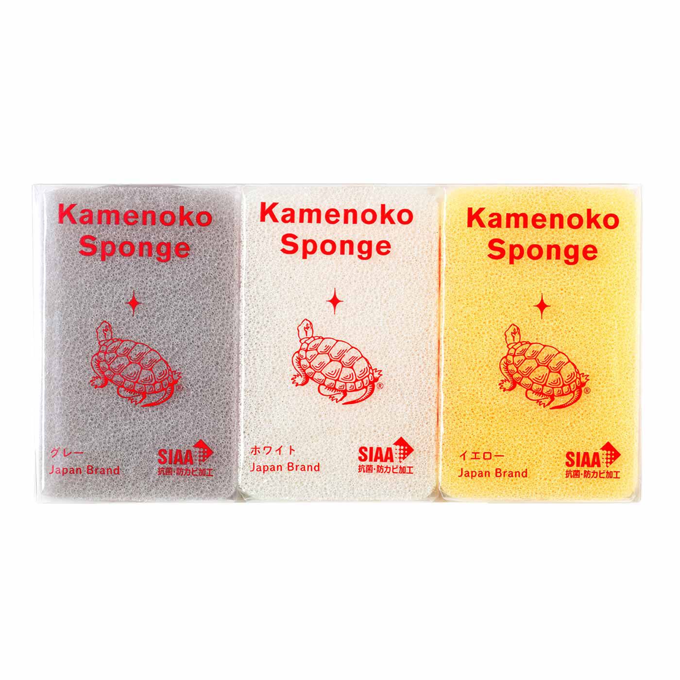 L'AMIPLUS | キッチンでの相棒！亀の子スポンジ〈3色セット〉