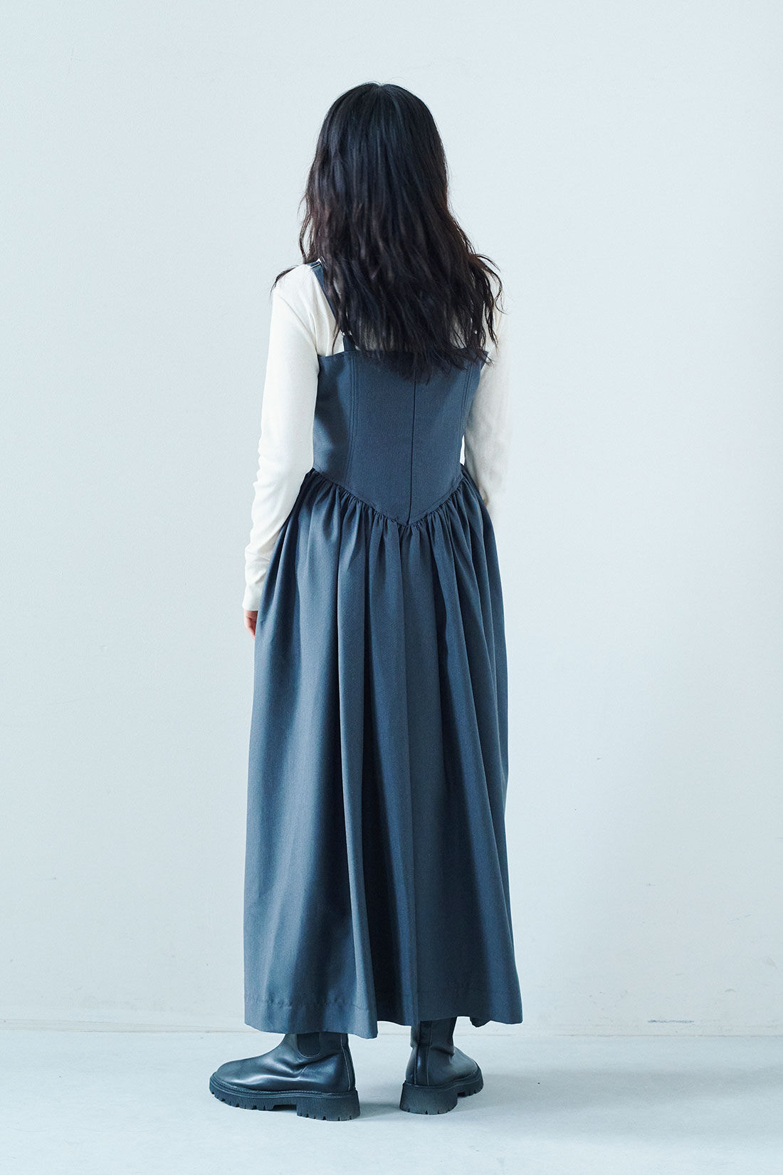 フェリシモファッションニュース|韓国セレクト STAGE ミリタリーワンピース【WEB LIMITED ITEMS】|モデル身長：163cm