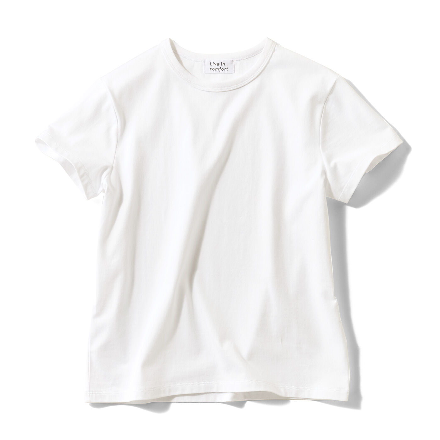 フェリシモギフトショップ | 接触冷感＆抗菌防臭の大人白Ｔシャツリブ