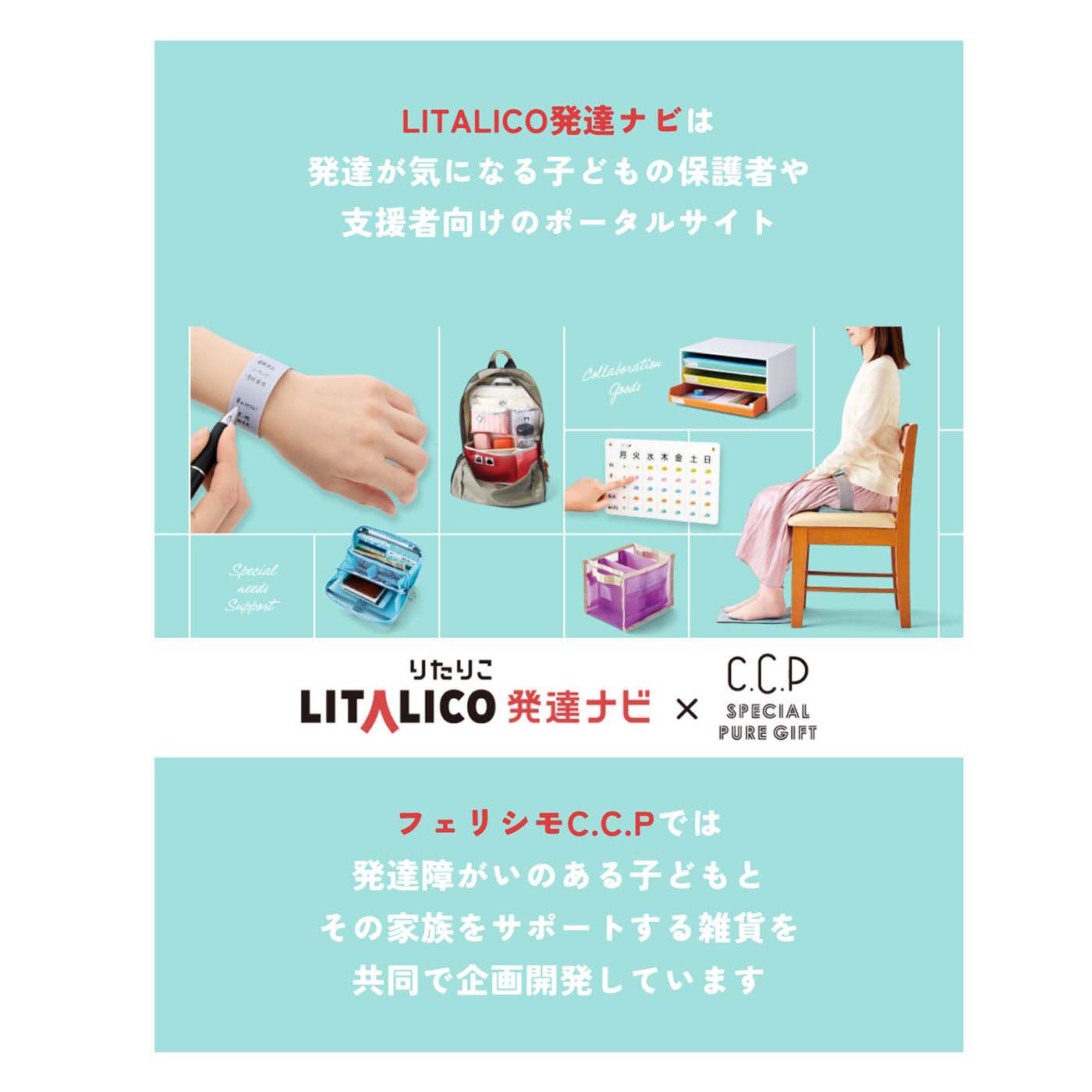 フェリシモギフトショップ|LITALICO&times;C.C.P　手荷物まとめるゴムホルダー〈ブラウン〉