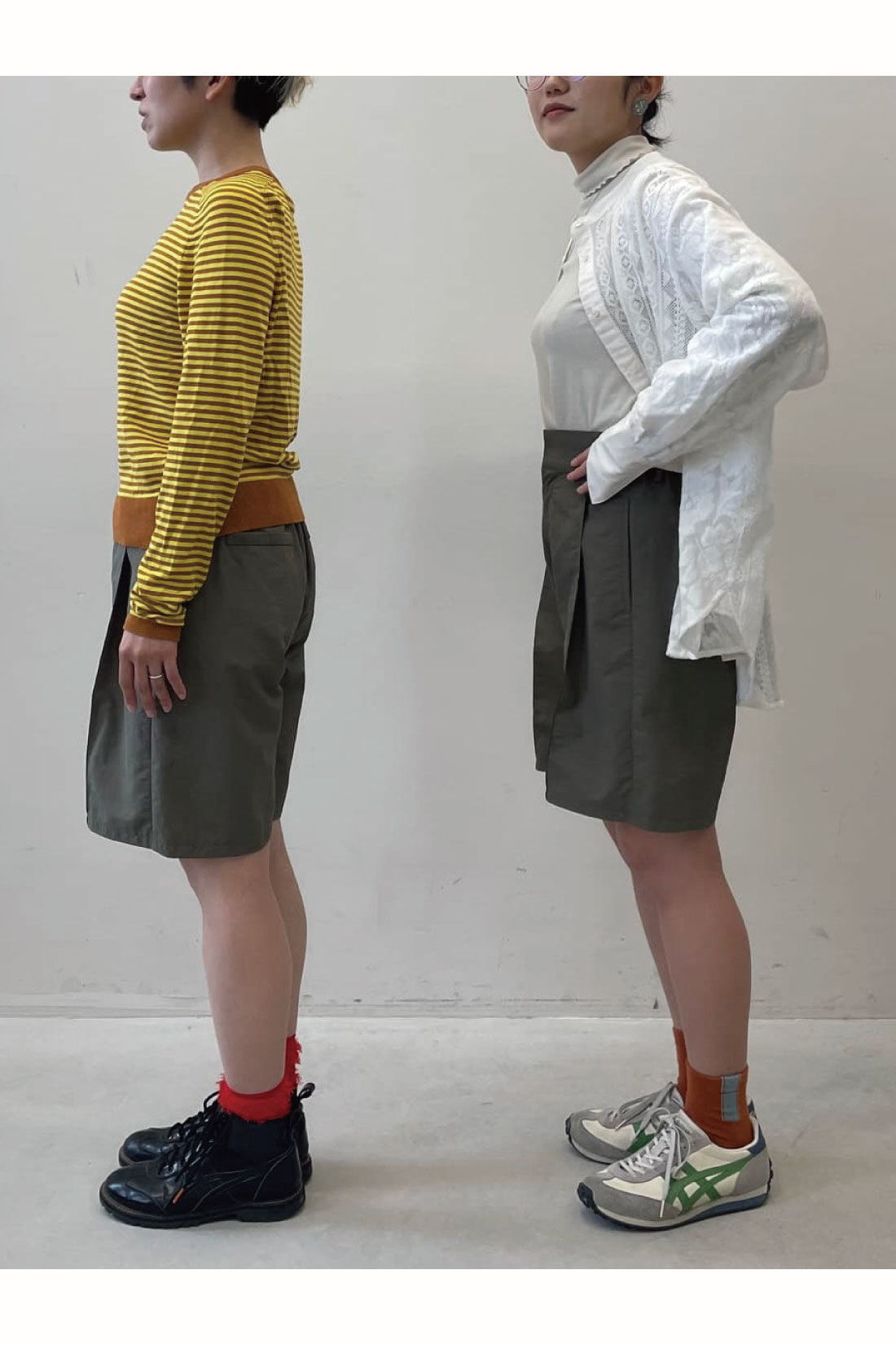 Live in  comfort|リブ イン コンフォート　栞里ちゃんとつくった　撥水機能・ＵＶカットでアクティブにも使える　ハーフパンツ〈カーキ〉