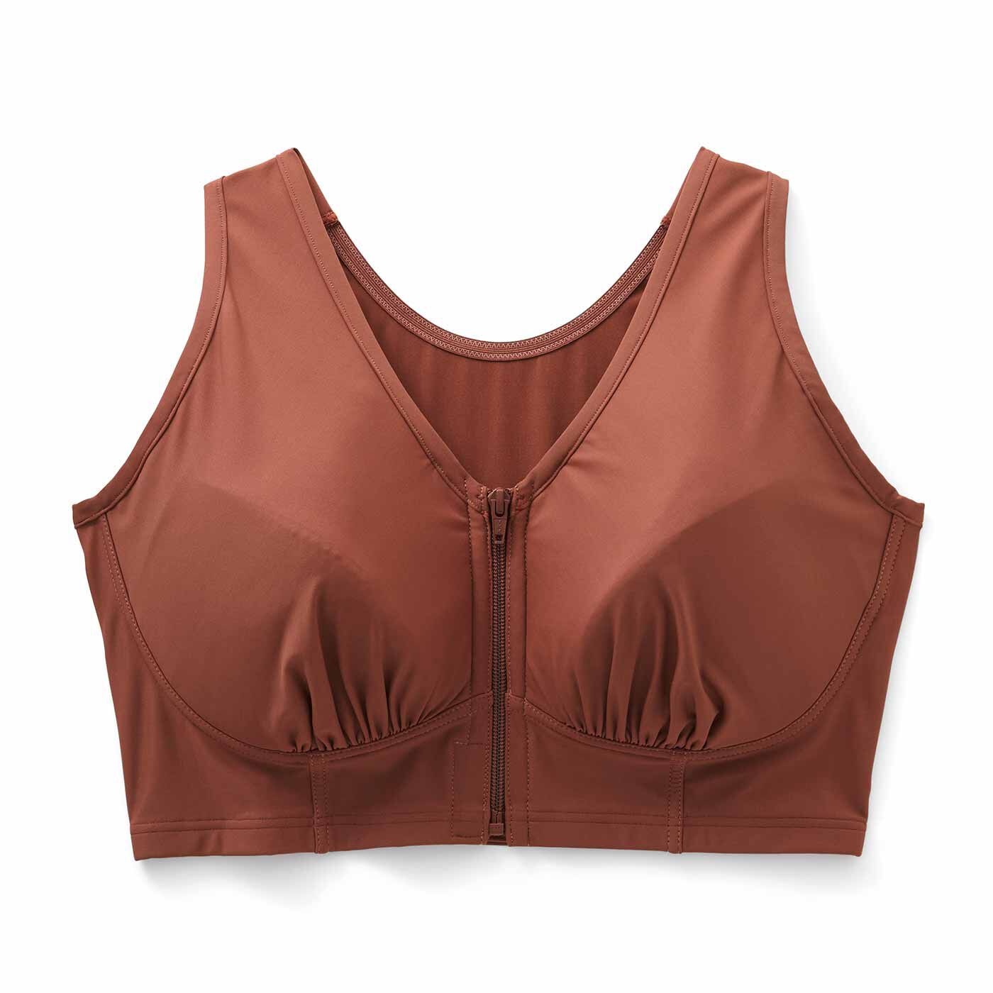 flufeel | 着脱時短フロントジッパーデイナイトブラ4Lー6L
