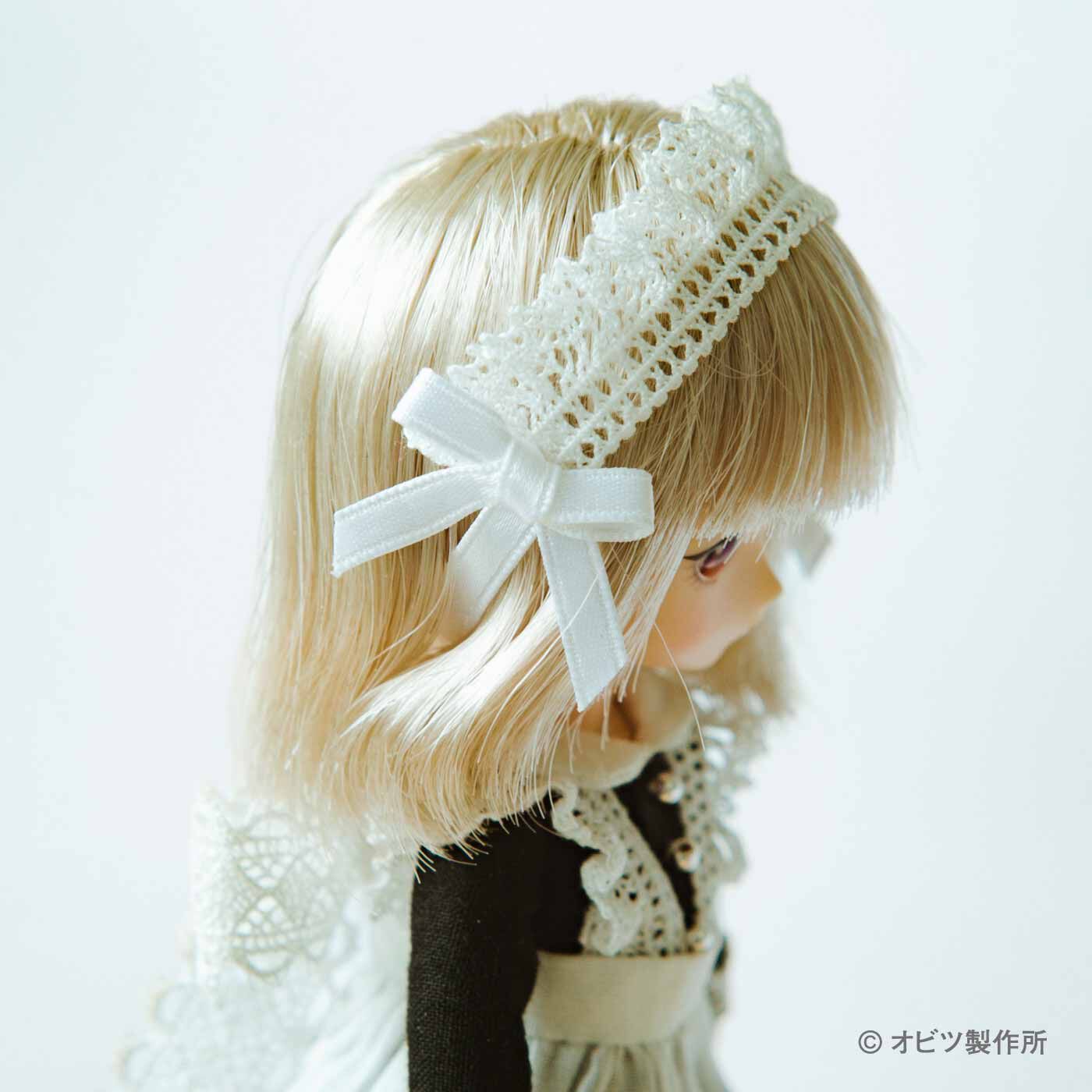 クチュリエ|クラシカルな甘さでおもてなし 11cmドール〈オビツ11〉用メイドドレスのキット|前も後ろもどこから見てもかわいい。
