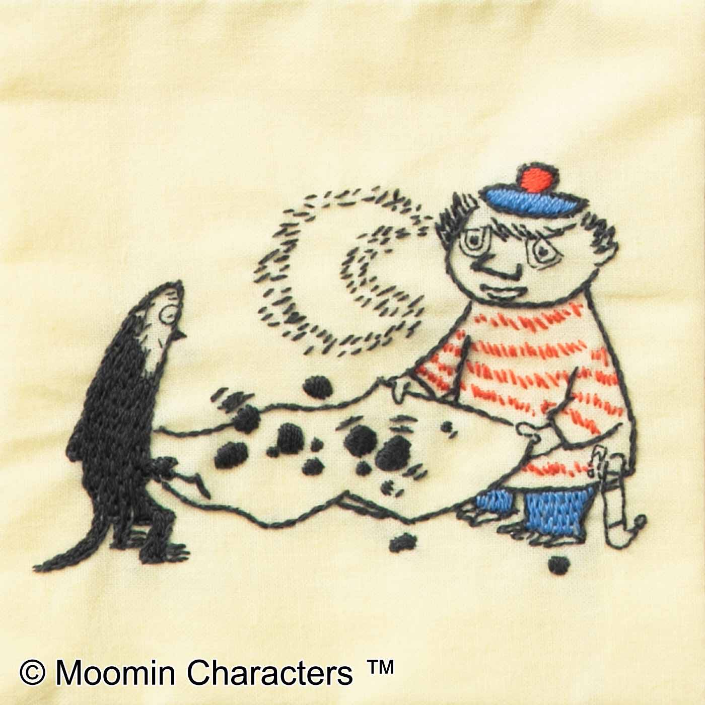 クチュリエ|【タイプが選べる】ムーミン&times;クチュリエ　刺しゅうで描くムーミン谷の仲間たち|タイプ15：トゥーティッキとお友だち