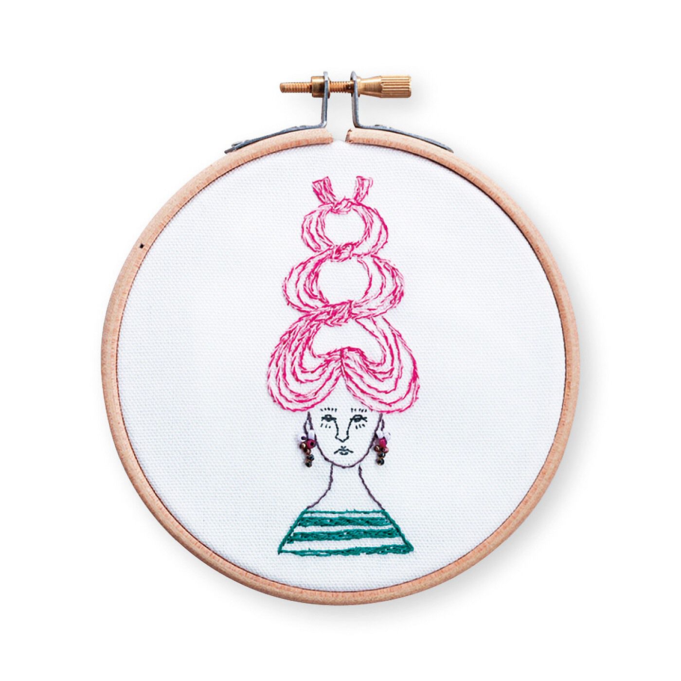 クチュリエ|【タイプが選べる】ヘアスタイルに悩む表情がかわいい　描くように刺しゅうするnuie（ヌイエ）|6：NEJI NEJI