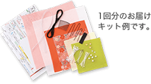 1回分のお届けキット例です。