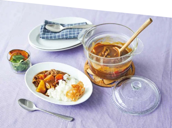 あっという間にカレーが完成