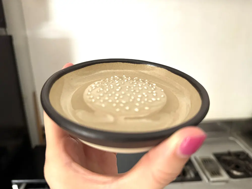ハレとケ 石見焼 おろし器〈小／黒〉