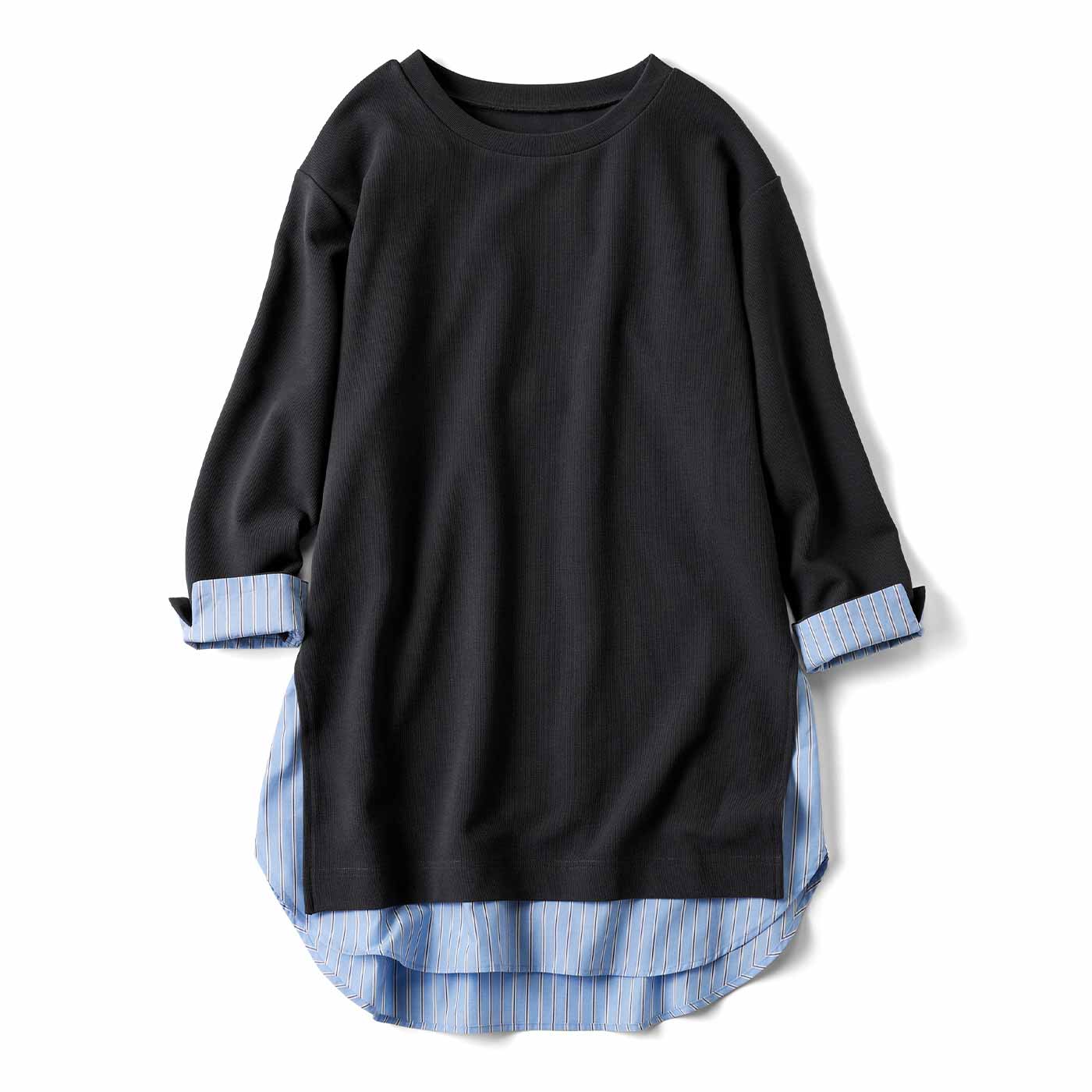 Live in  comfort|すそストライプチュニックタンク〈ＤＧＹ〉リブイン